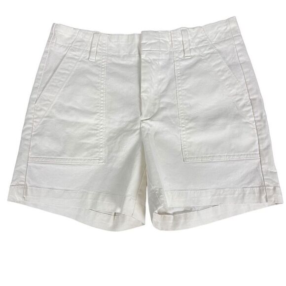 Banana Republic Authentic Chino Utility Short size 0 White - Picture 1 of 7